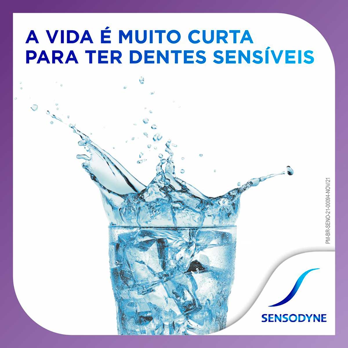 Kit Sensodyne Rapido Alivio de Creme Dental Alivio em 60 Segundos Para Dentes Sensiveis 3 Unidades de 50g