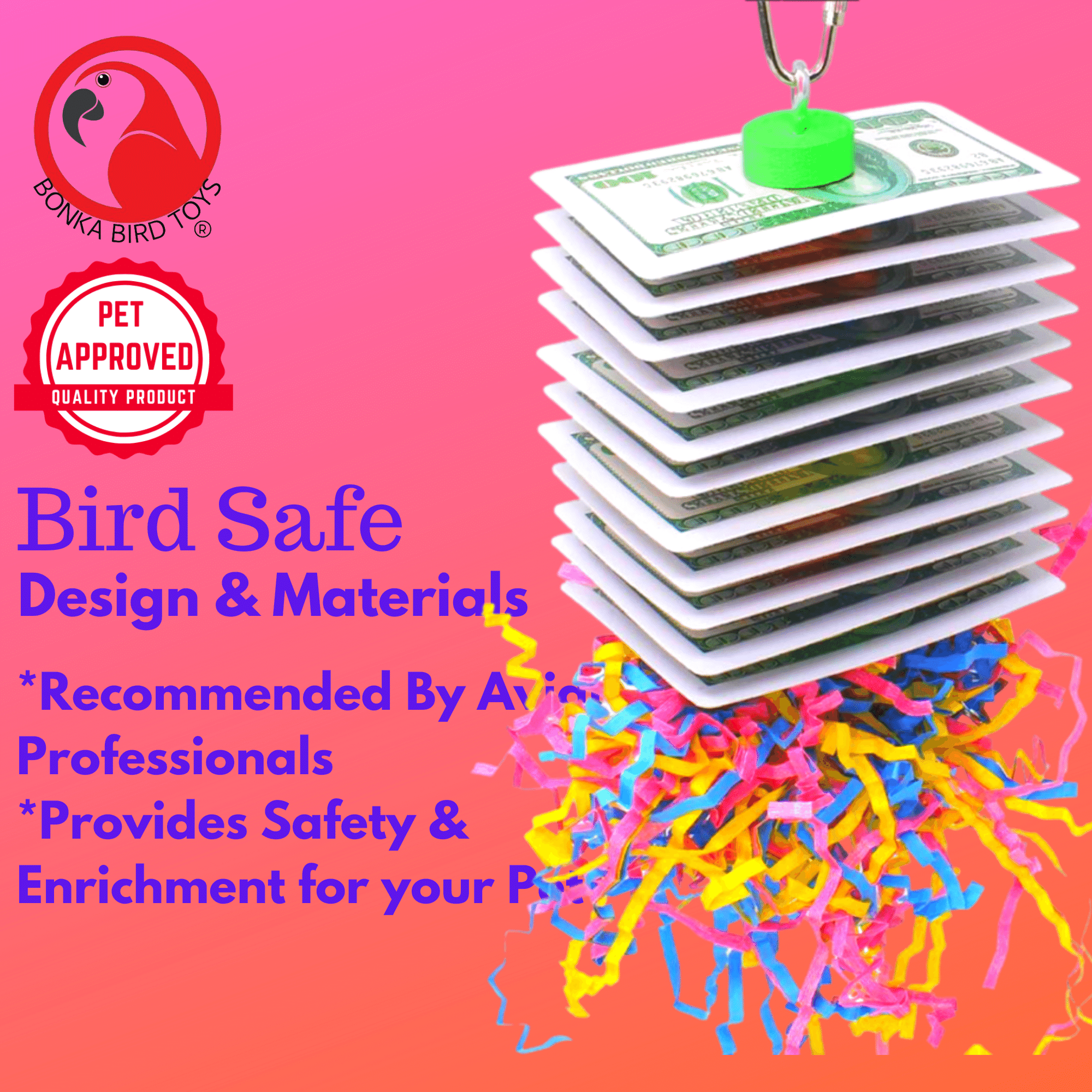 Bonka Bird Toys 1472 Poker