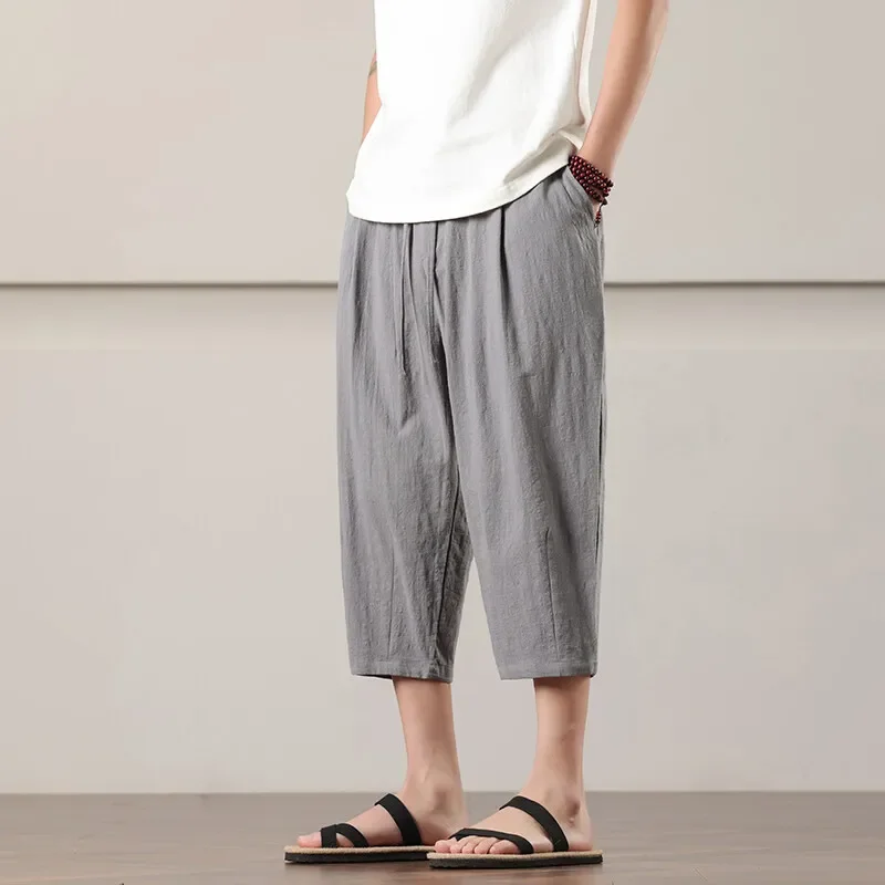 Calça Torino™ em Linho de Algodão Leve / O Toque Sofisticado da Moda Europeia que Inspira o Verão Brasileiro!