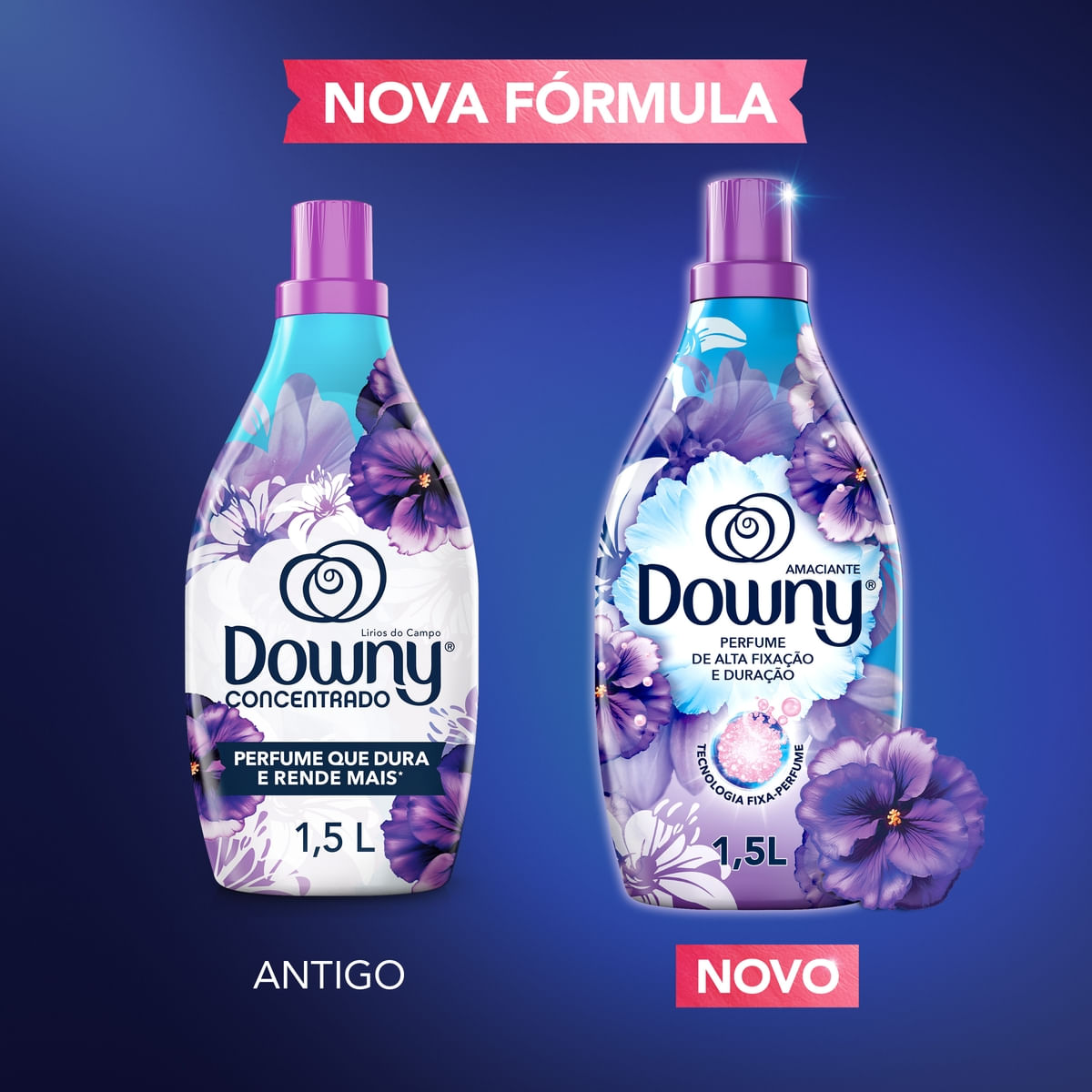 Amaciante Downy Concentrado Lirios do Campo 1,5 Litros
