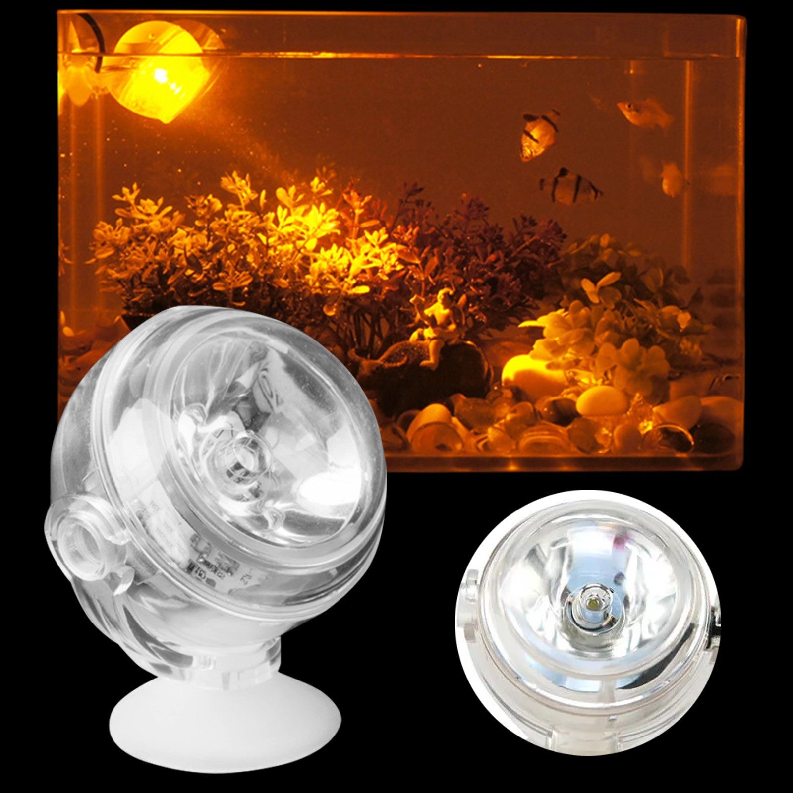 Aquarium Accessories Colorful Led Aquarium Fish Tank Spotlight Diving Spotlight Lighting Underwater Light