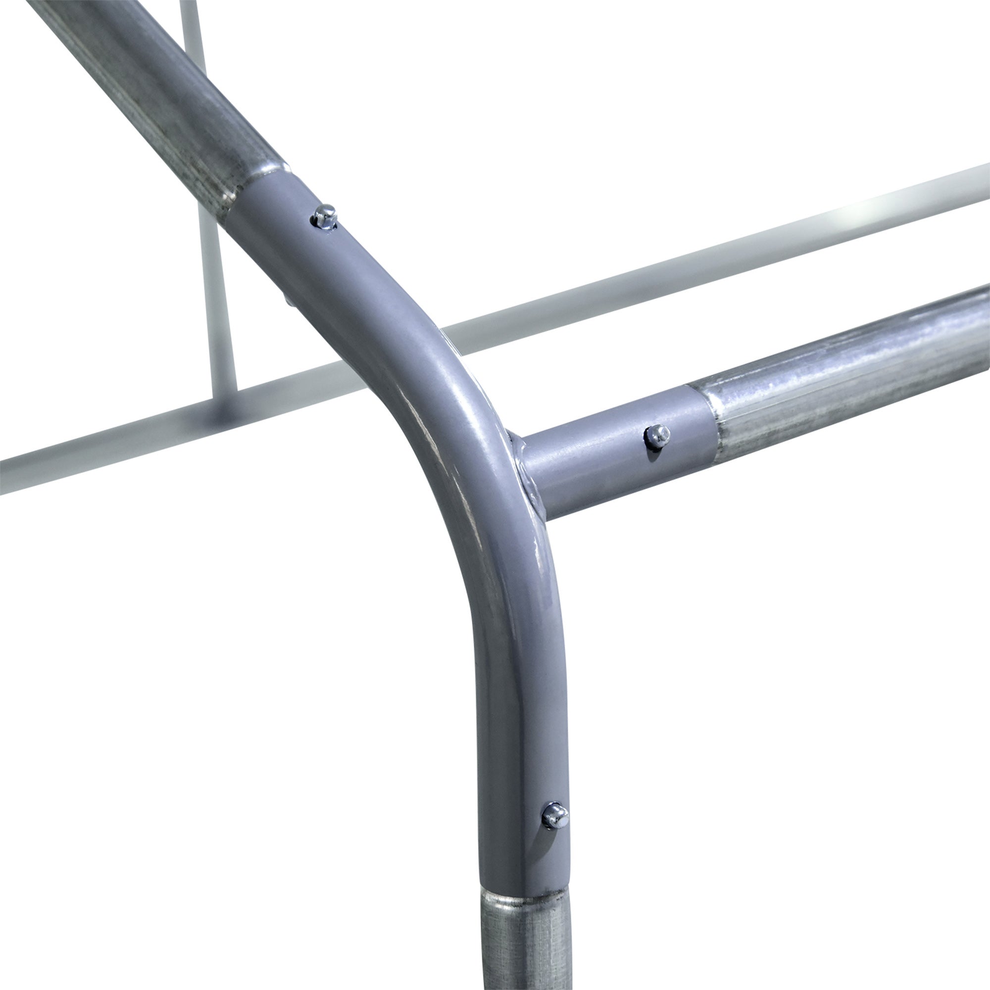 PawHut Large Metal Chicken Coop， Walk-in Poultry Cage Galvanized Hen Playpen House with Cover and Lockable Door for Outdoor， Backyard Farm， 10' x 6.5' x 6.5'， Silver