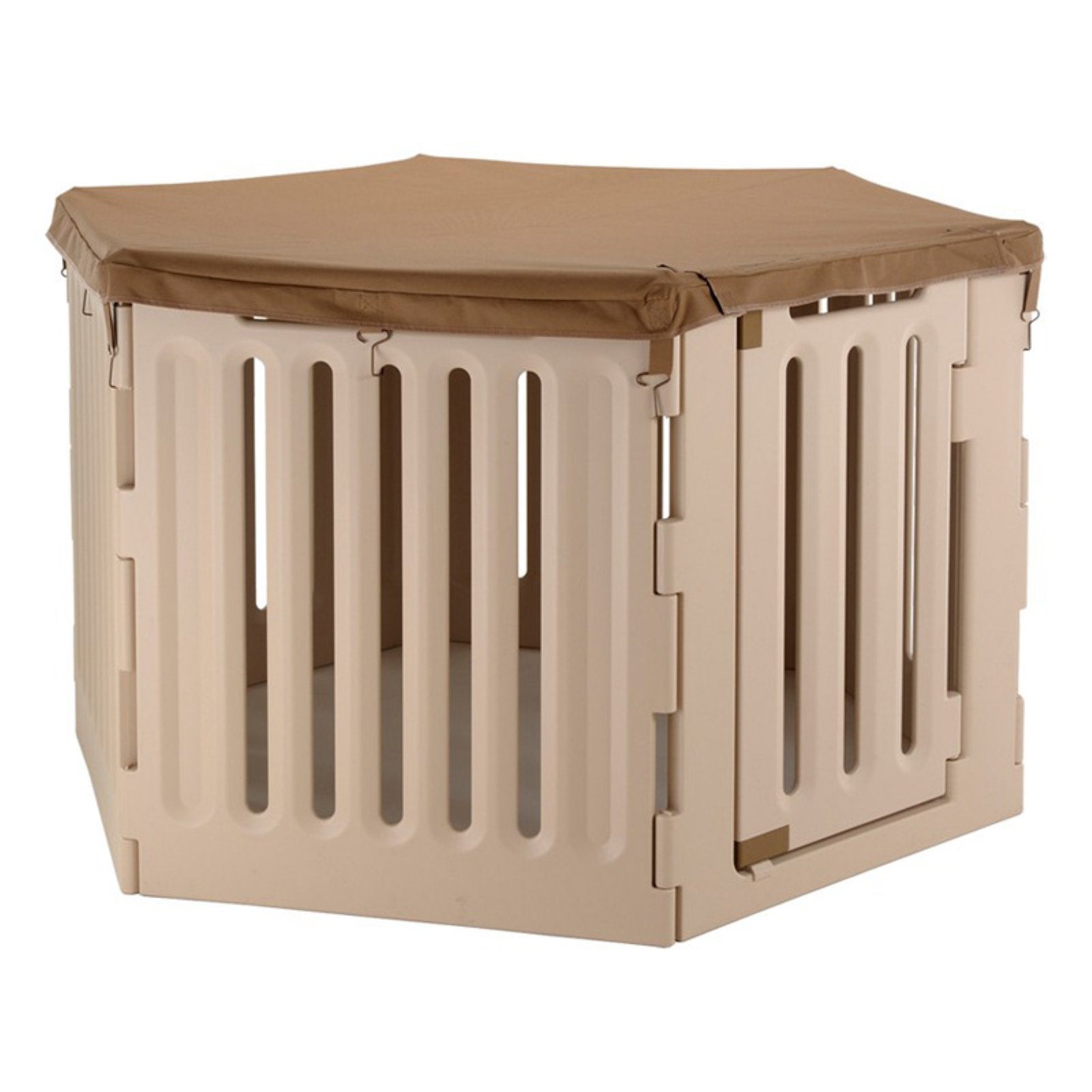 Richell Convertible Comfort Mat II for Pet Playpen Sunshade or Floor- Mocha