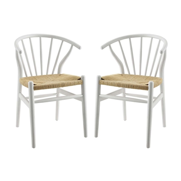 Flourish Spindle Wood Dining Side Chair Set of 2