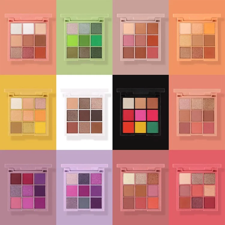 Custom Macaron Colors Pressed Pigment Eeyeshadow Palette