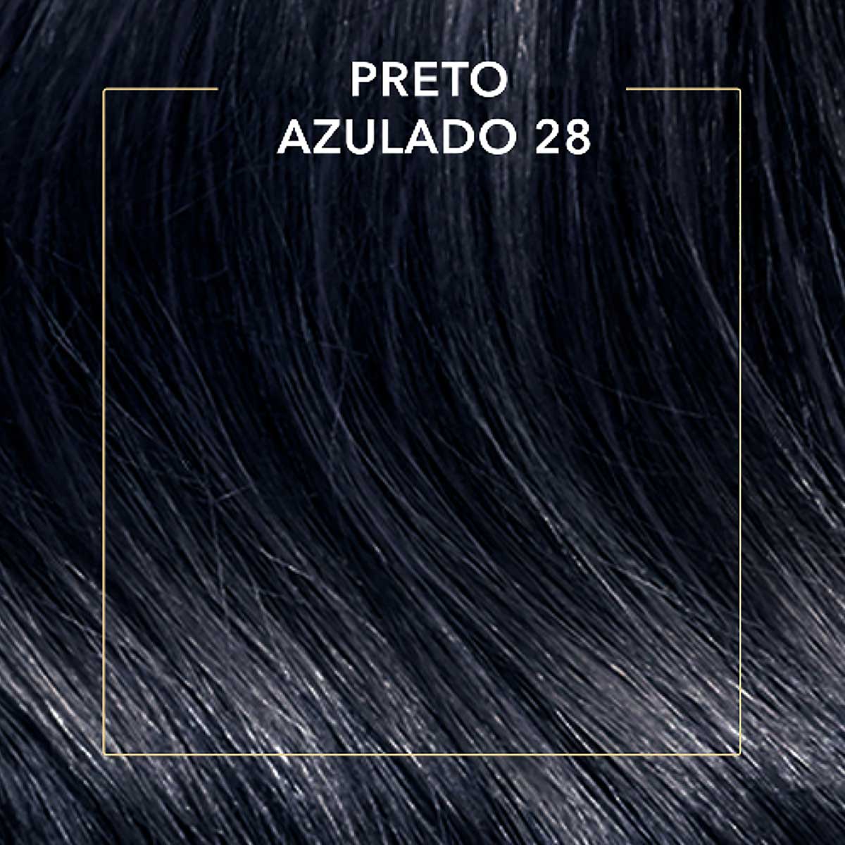 Kit tintura 28 preto azulado Wella Koleston