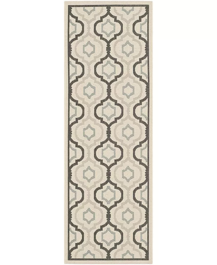 Safavieh Courtyard Beige and Black 2'3