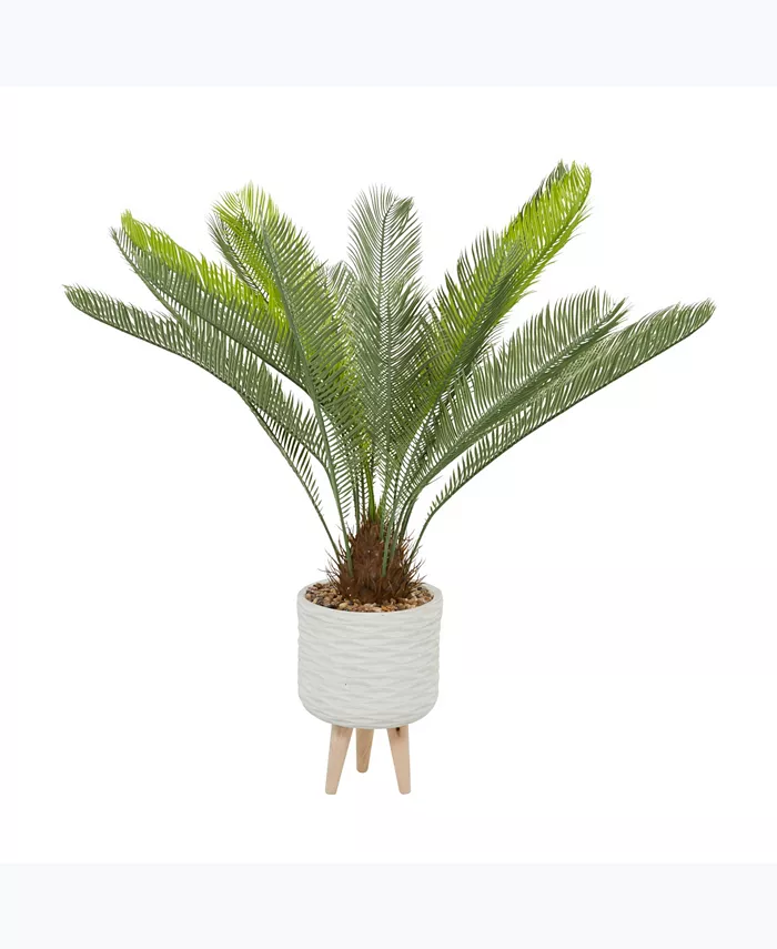 Rosemary Lane Modern Sago Palm Artificial Plant， 43