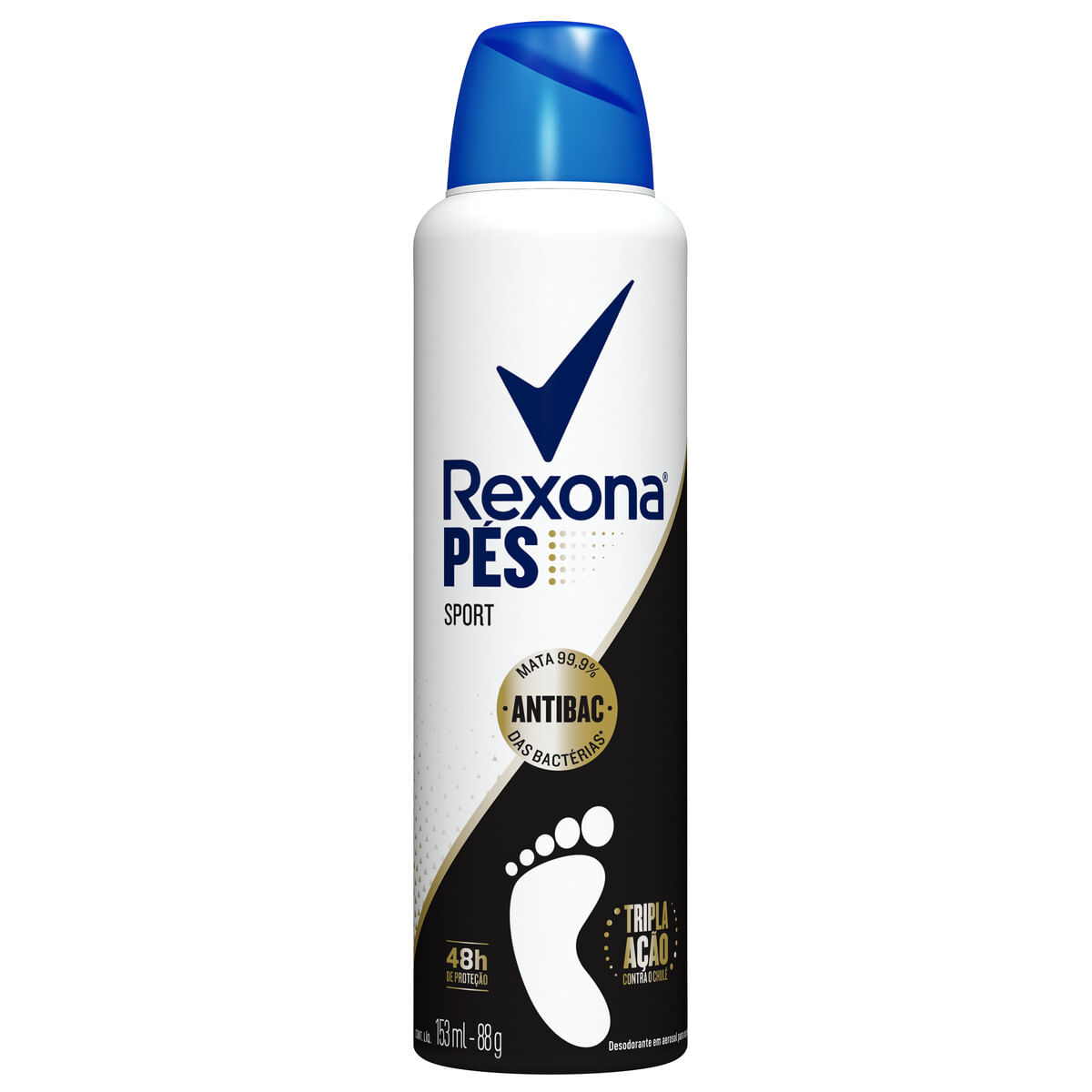 Desodorante Aerossol para os Pes Rexona Sport 153 ml