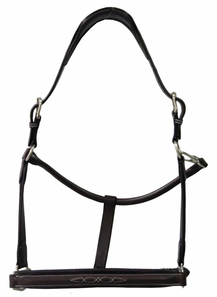 Henri de Rivel Stress Free Halter with Fancy Contrast Stitching