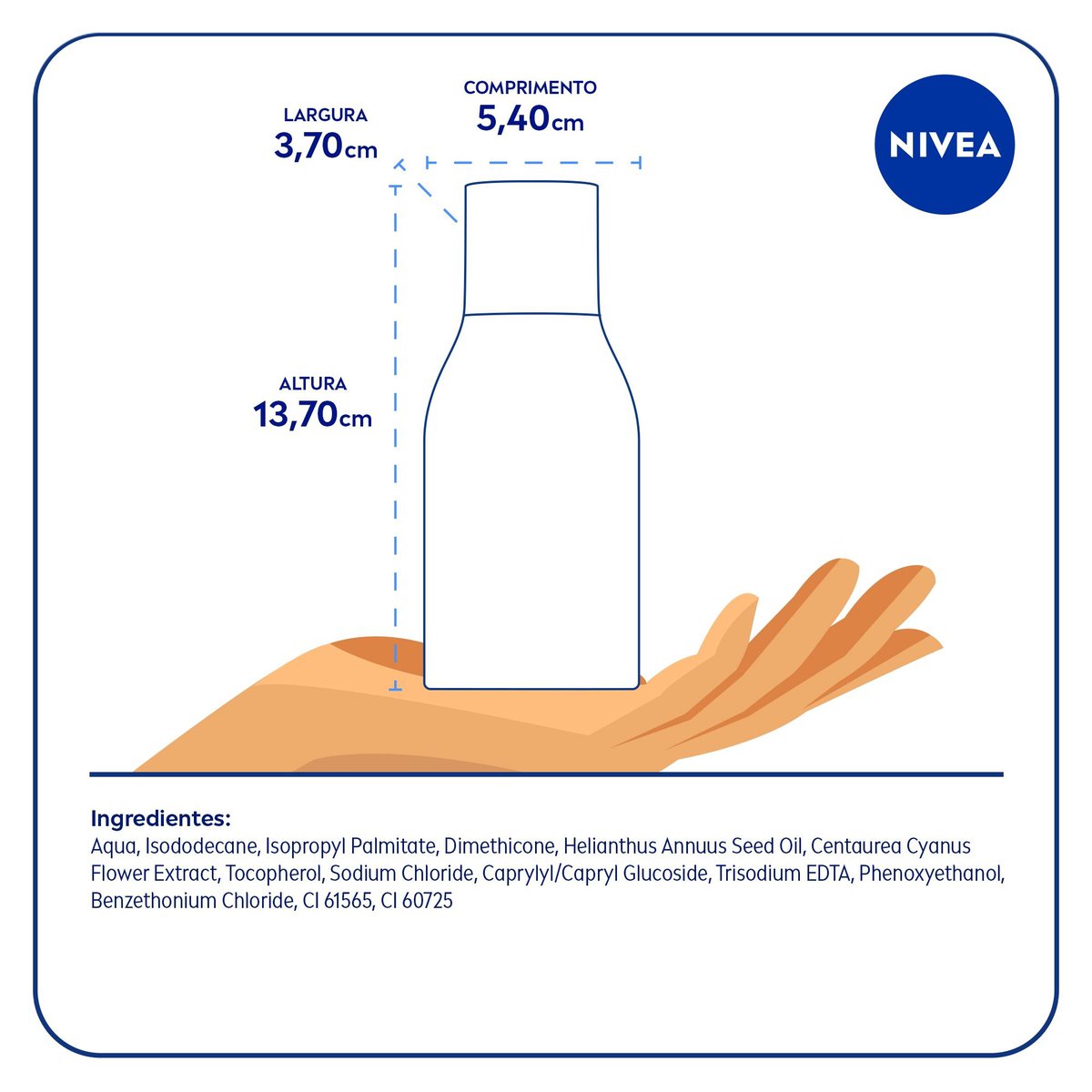 Demaquilante Bifasico NIVEA 125ml