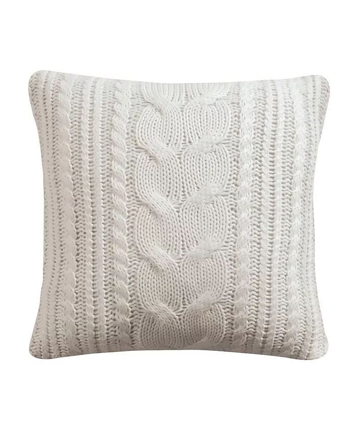 Levtex Camden Cable Knit Decorative Pillow， 18