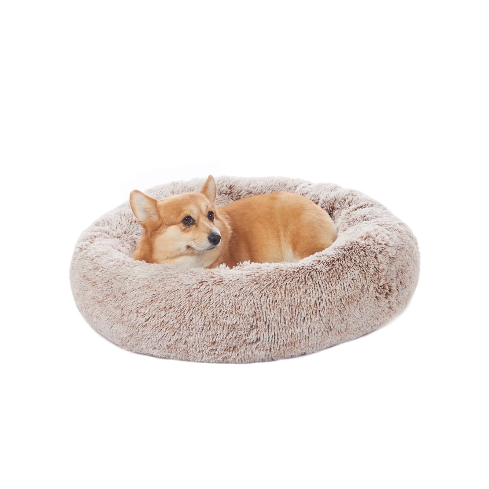 Bedfolks Calming Donut Dog Cuddler Bed， 30
