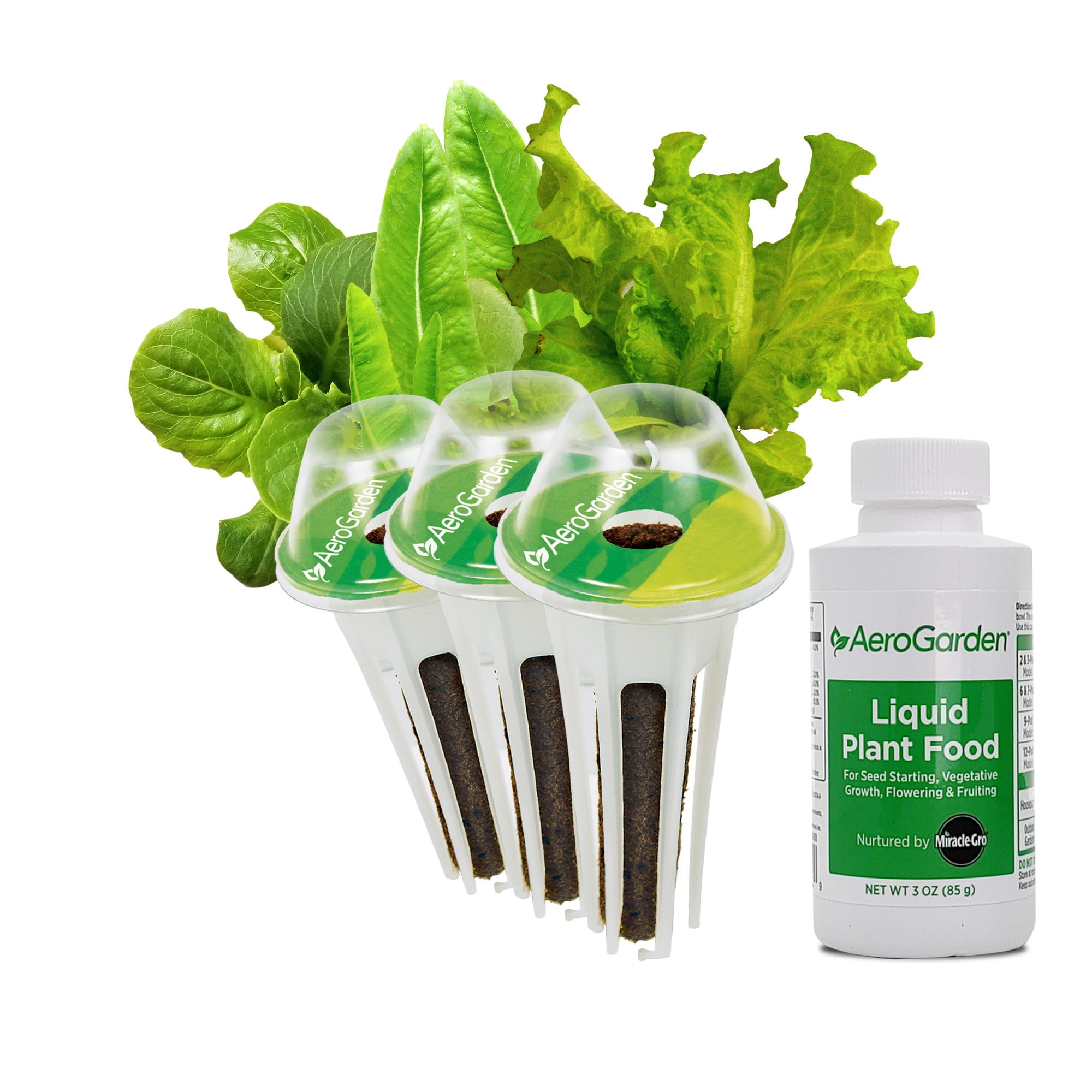 AeroGarden Heirloom Salad Greens Mix Seed Pod Kit， 3-Pod