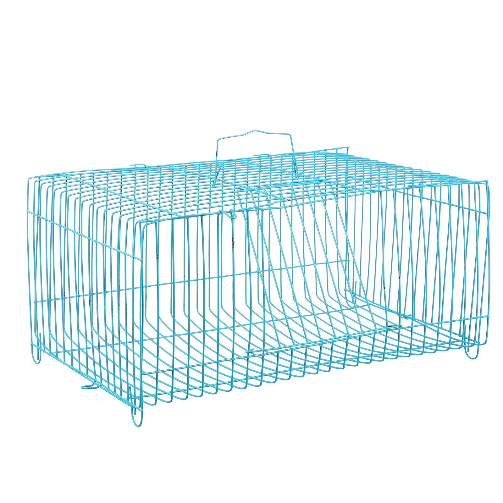 NUOLUX Portable Rabbit Chicken Poultry Cage Metal Iron Pet Cage Pet Dog Kennel Cat Crate