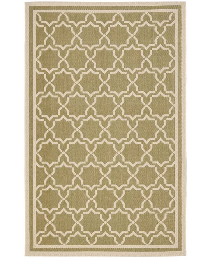 Safavieh Courtyard Green and Beige 6'7