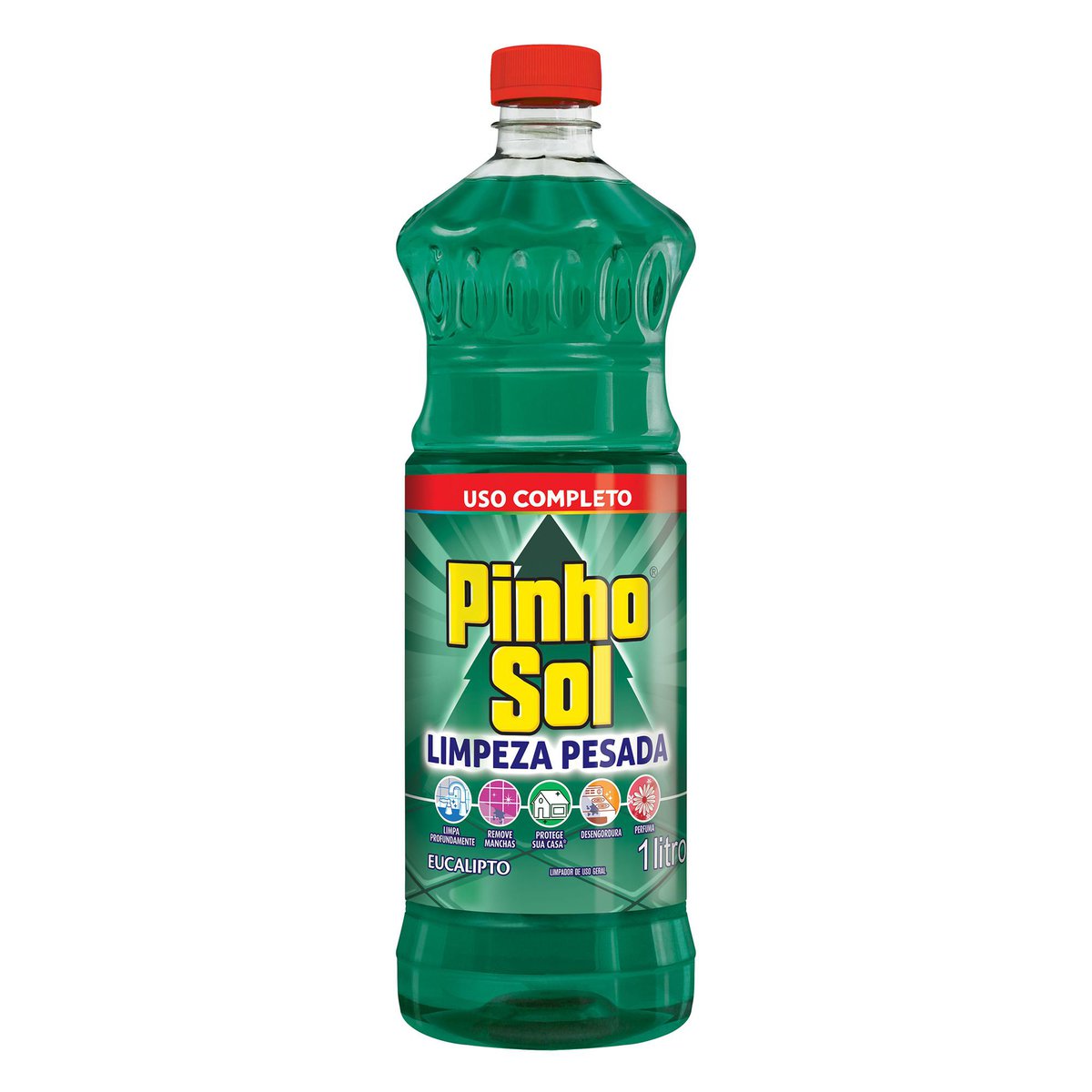 Pinho Sol Limpeza Pesada Eucalipto Limpador Diluivel 1000ml