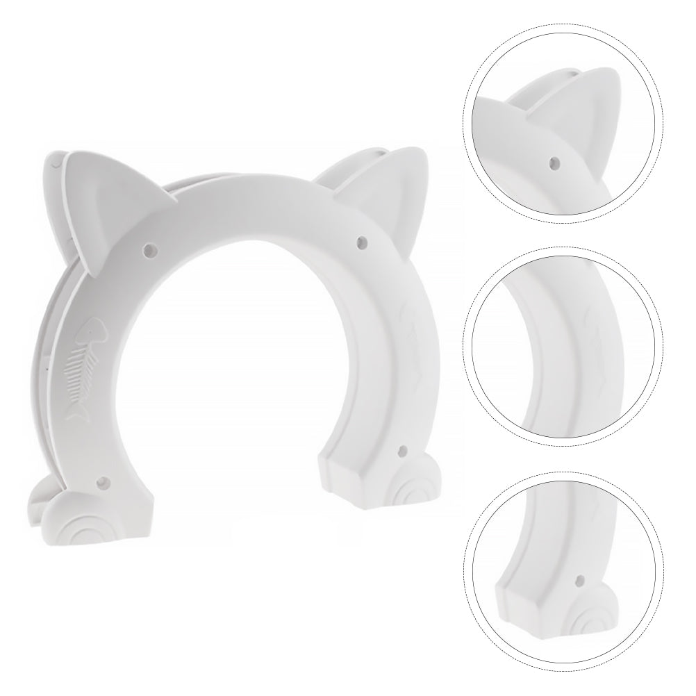 HOMEMAXS Cat Door for Interior Door Plastic Pass Portal DIY Pet Door Pet Supply