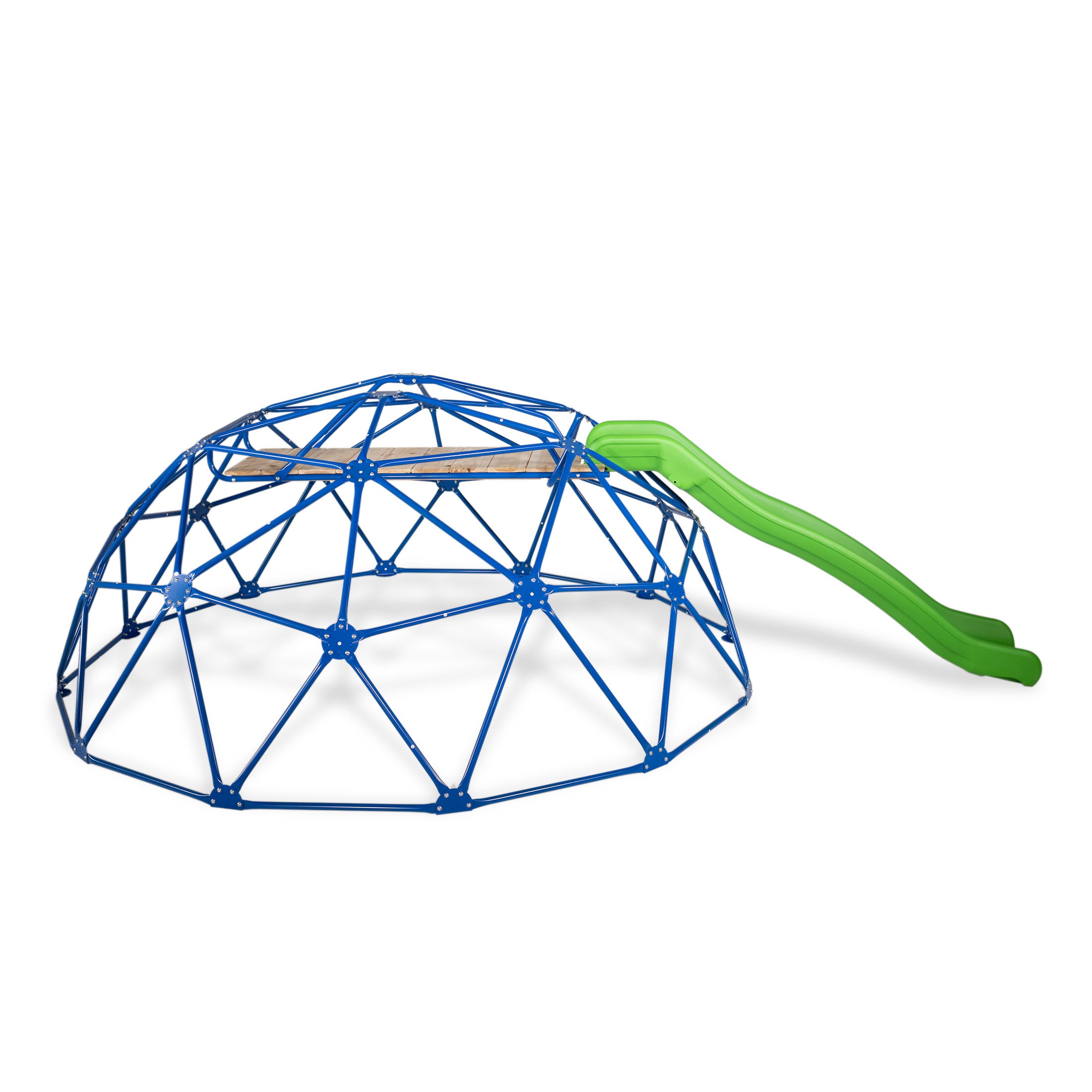 Deluxe 8.5' Diameter Metal Dome Climber with 6ft 1pc Blow Molded Slide