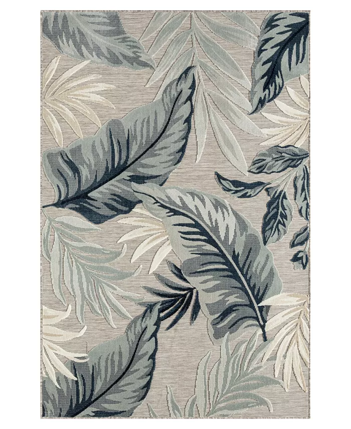 LR Home Vance VERND82101 5' x 7' Outdoor Area Rug