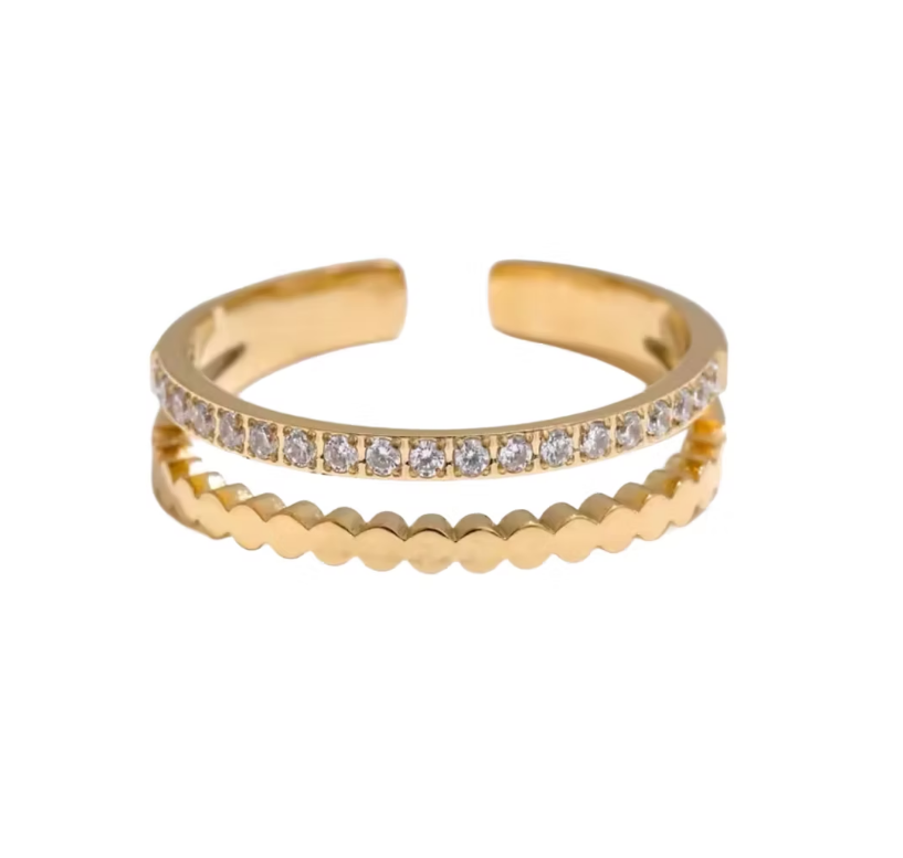 PRE-ORDER Demi Double Ring apx 4/30