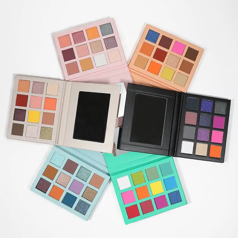 No Logo Private Label High Pigment 12 Color Eyeshadow Palette