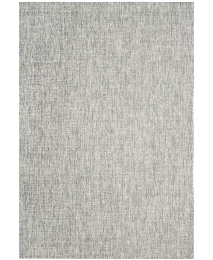 Safavieh Courtyard Gray and Turquoise 6'7