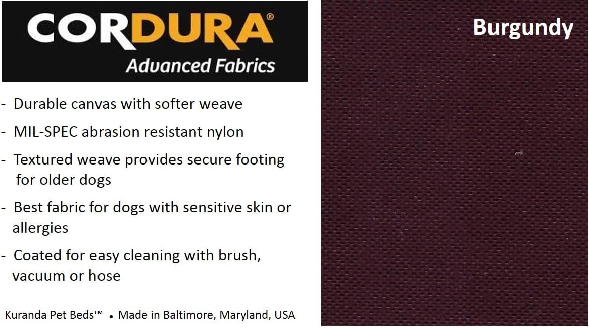 Kuranda Orthopedic Chewproof Elevated Dog Bed - Outdoor - Almond PVC Frame