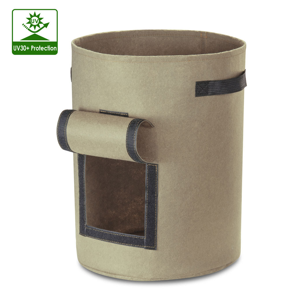 Yescom Pack of 3 10 Gallon Potato Grow Bags Fabric Pots w/ Handles