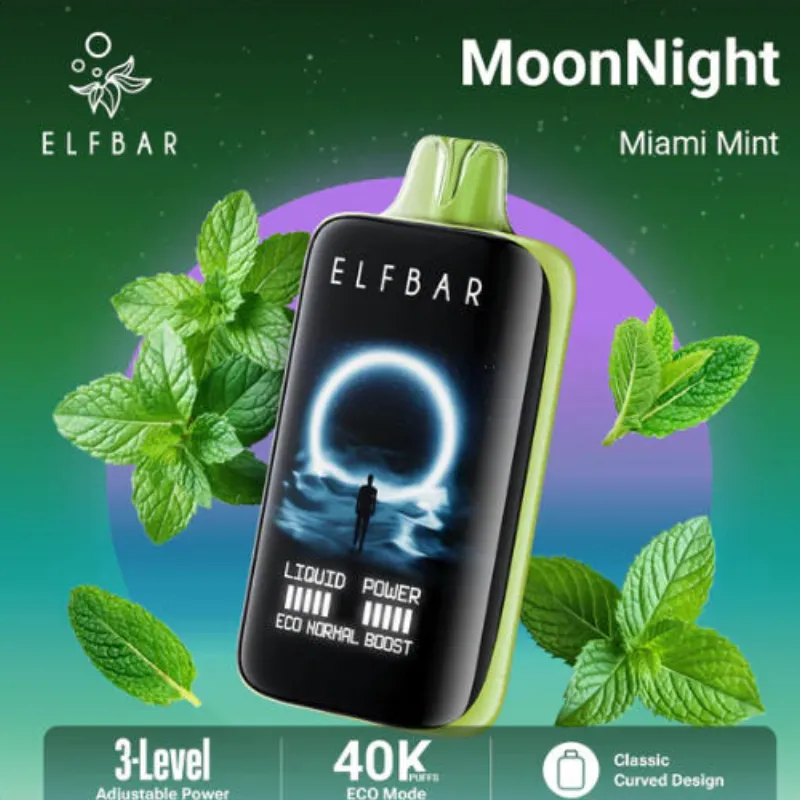 🌙 ELFBAR Moon Night 40K – 40,000-Puff Disposable E-Cigarette for Intense Nighttime Enjoyment
