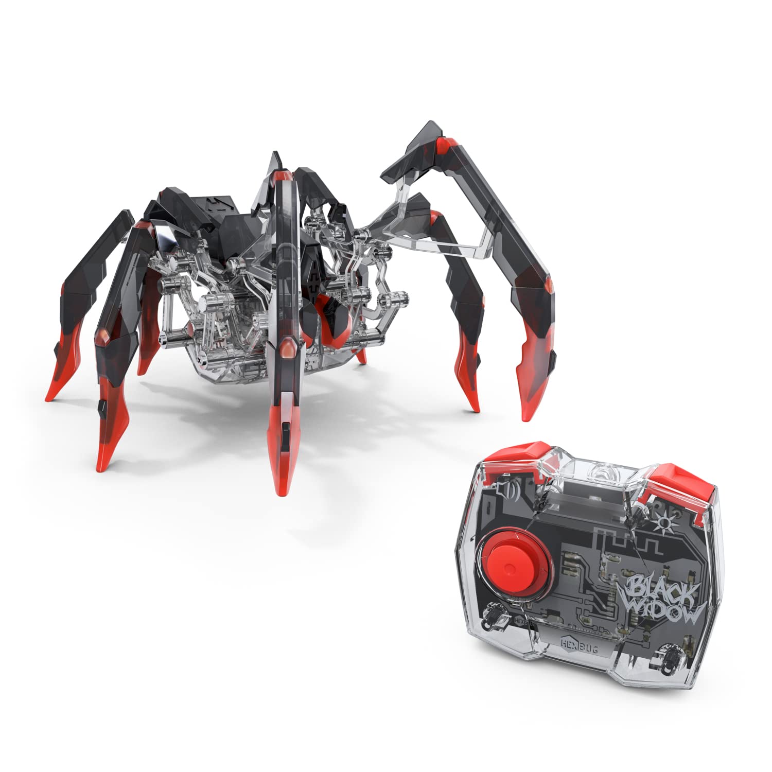 HEXBUG Black Widow， Robotic Toy Spider
