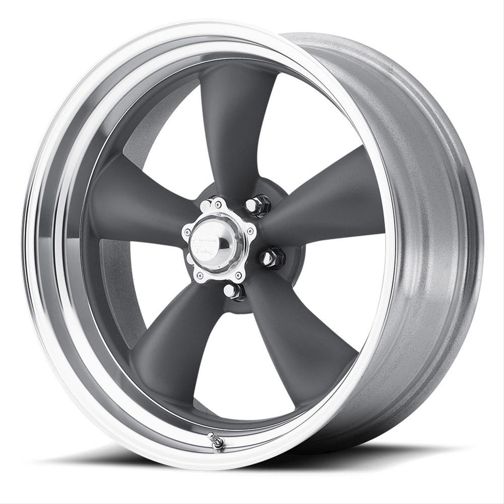 American Racing VN21579563 American Racing VN215 Gray Classic Torq-Thrust II One-Piece Wheels