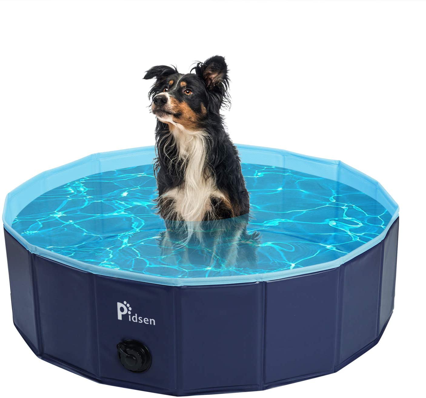 Intera Foldable Pet Swimming Pool Portable Dog Pool Kids Pets Dogs Cats Outdoor Bathing Tub Bathtub Water Pond Pool and Kiddie Pools