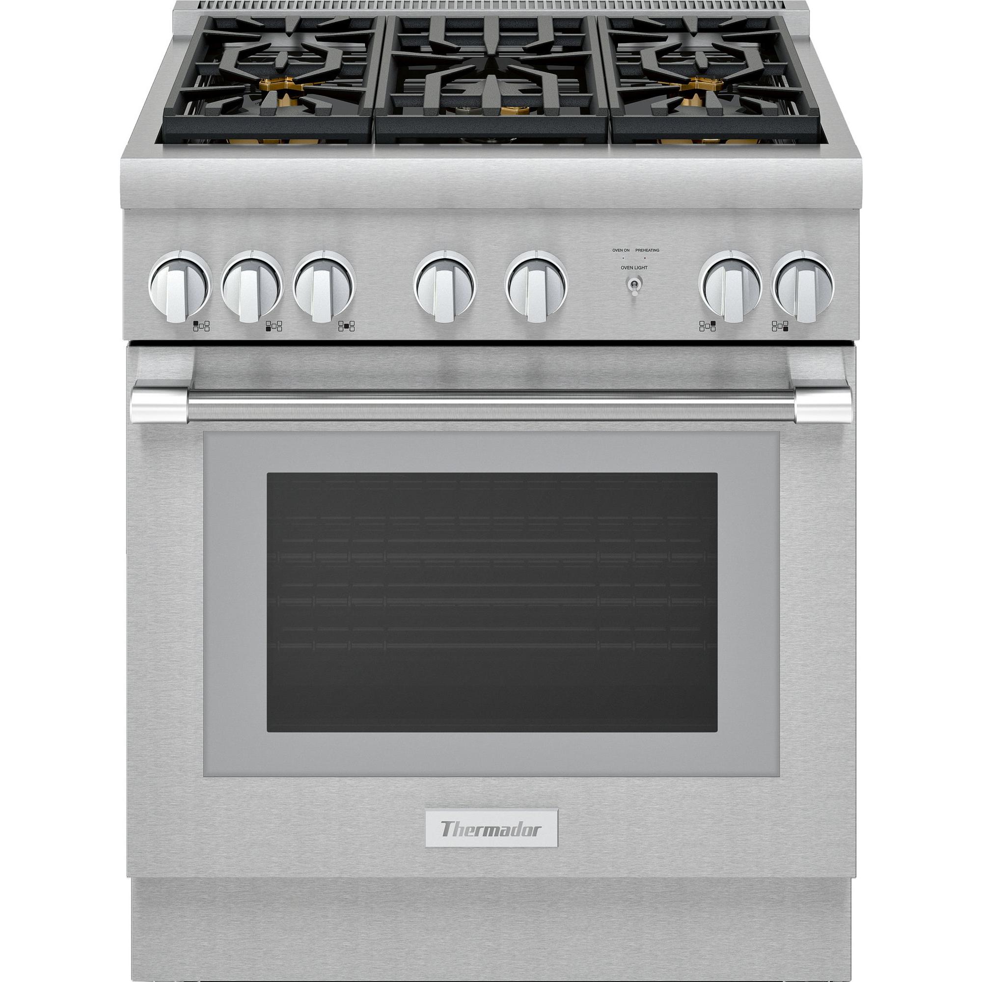 Thermador 30-inch Freestanding Gas Range with ExtraLow® Burners PRG305WH