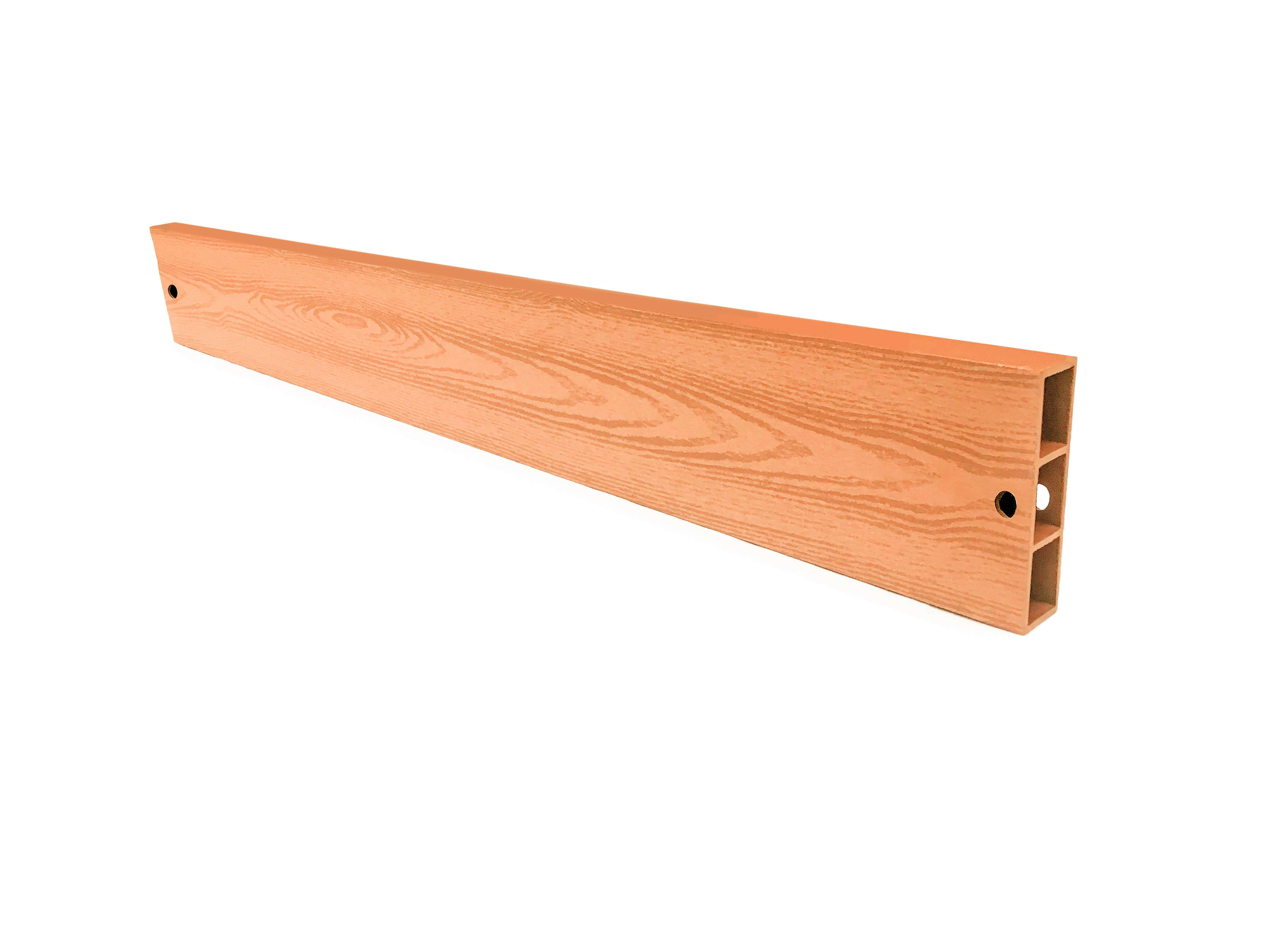 Frame It All Tool-Free Classic Sienna 4ft. x 4ft. x 11in. Composite Square Sandbox Kit with Collapsible Cover - 2