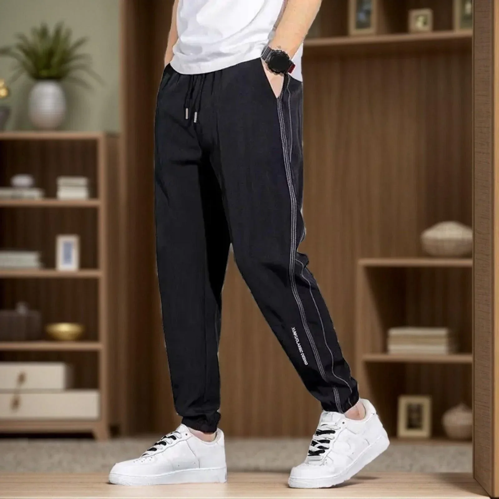 Calça Jogger Legolas™ em Seda Gelo / Leveza, Conforto e Estilo para o Seu Dia a Dia!