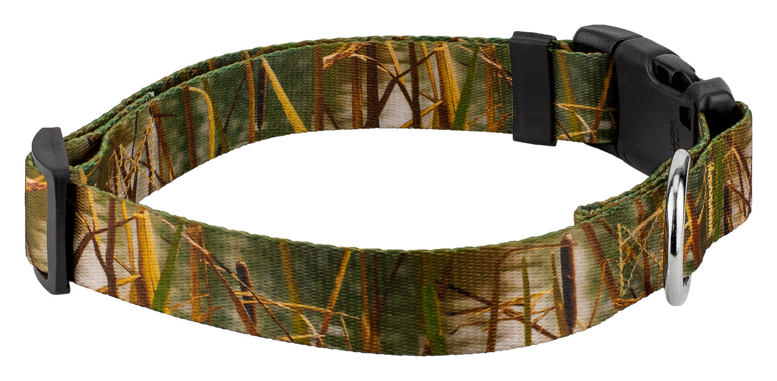 Country Brook Petz® Deluxe Waterfowl Camo Collar - Made in The U.S.A.， Small