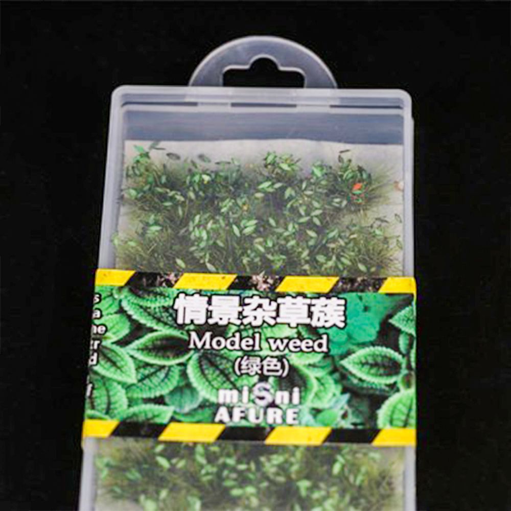 Miniatures Handmade Bush Scale Train Landscape Scene Simulated Building Grass Mate Doll Grass Model Simulation Model Grass Tuft TYPE C