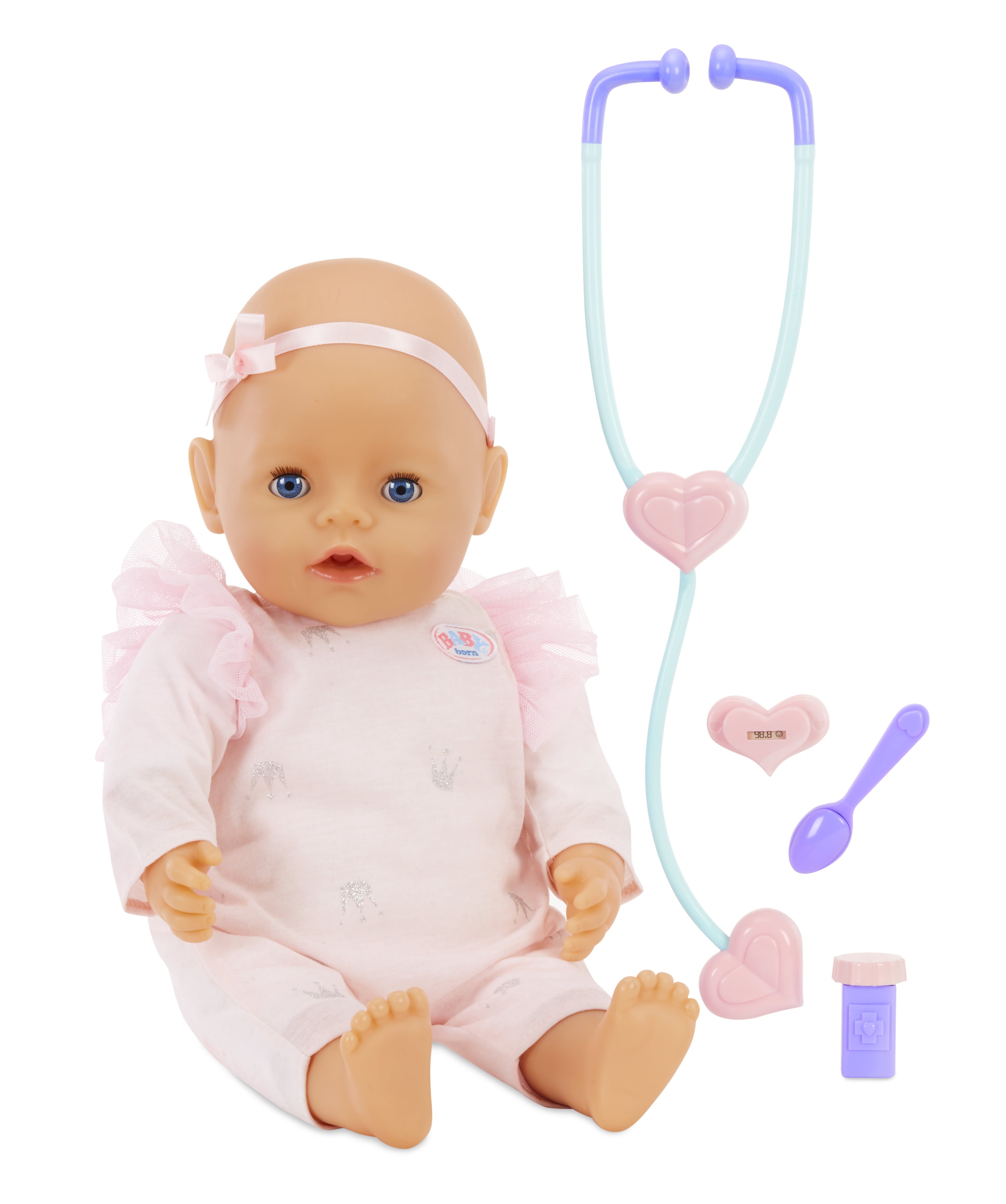 Baby Born - Mommy Make Me Better - Interactive Baby Doll - Blue Eyes