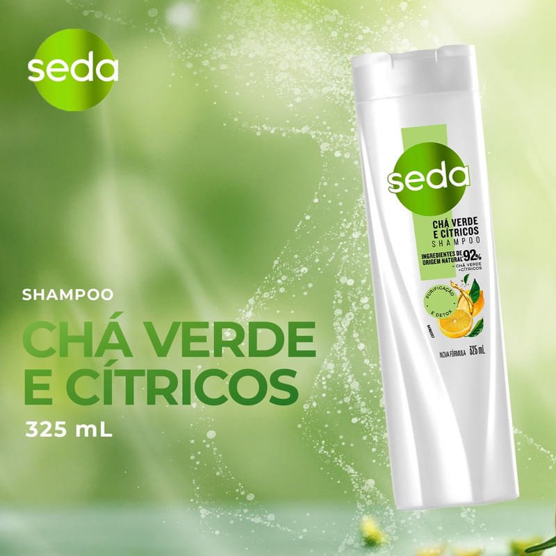 Shampoo Seda Cha Verde e Citricos 325ml