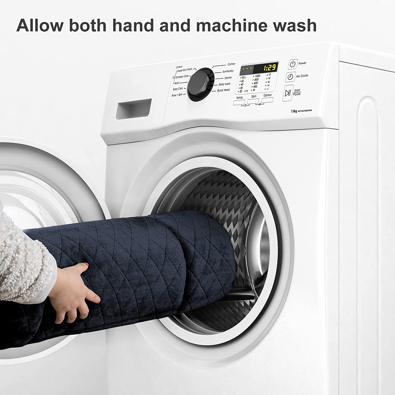 PROCIPE Large Dog Bed Soft Crate Mat Washable Cozy Kennel Pads for Large Medium Pets Sleeping