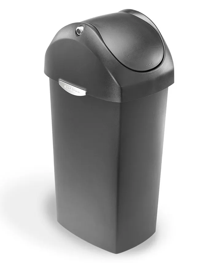 simplehuman 60 Litre Plastic Swing Lid Can