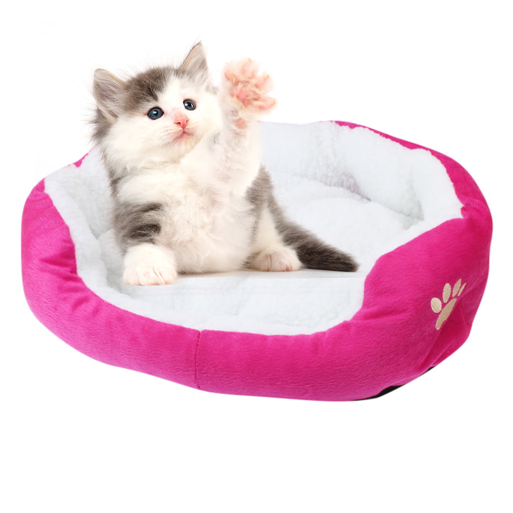 Oalirro Sales Clearance Pet Bed， Self-Warming Indoor Puppy Cushion Doghouse Soft Fleece Pet Dog Cat Bed Indoor Pillow Cuddler for Small Dogs and Cats (19.68*15.75in)