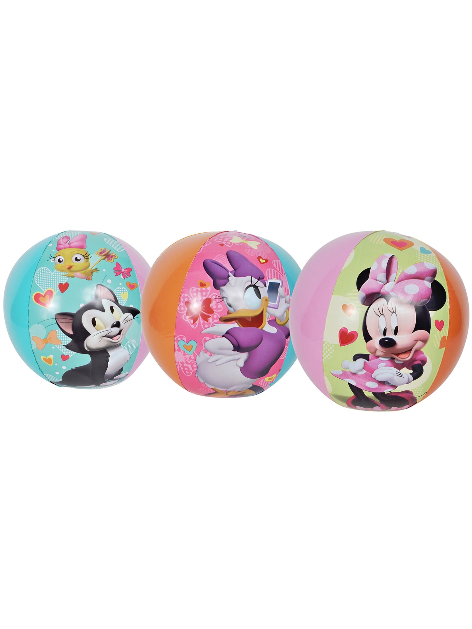 Minnie Mouse Kids Inflatable Beach Ball 3-Pack