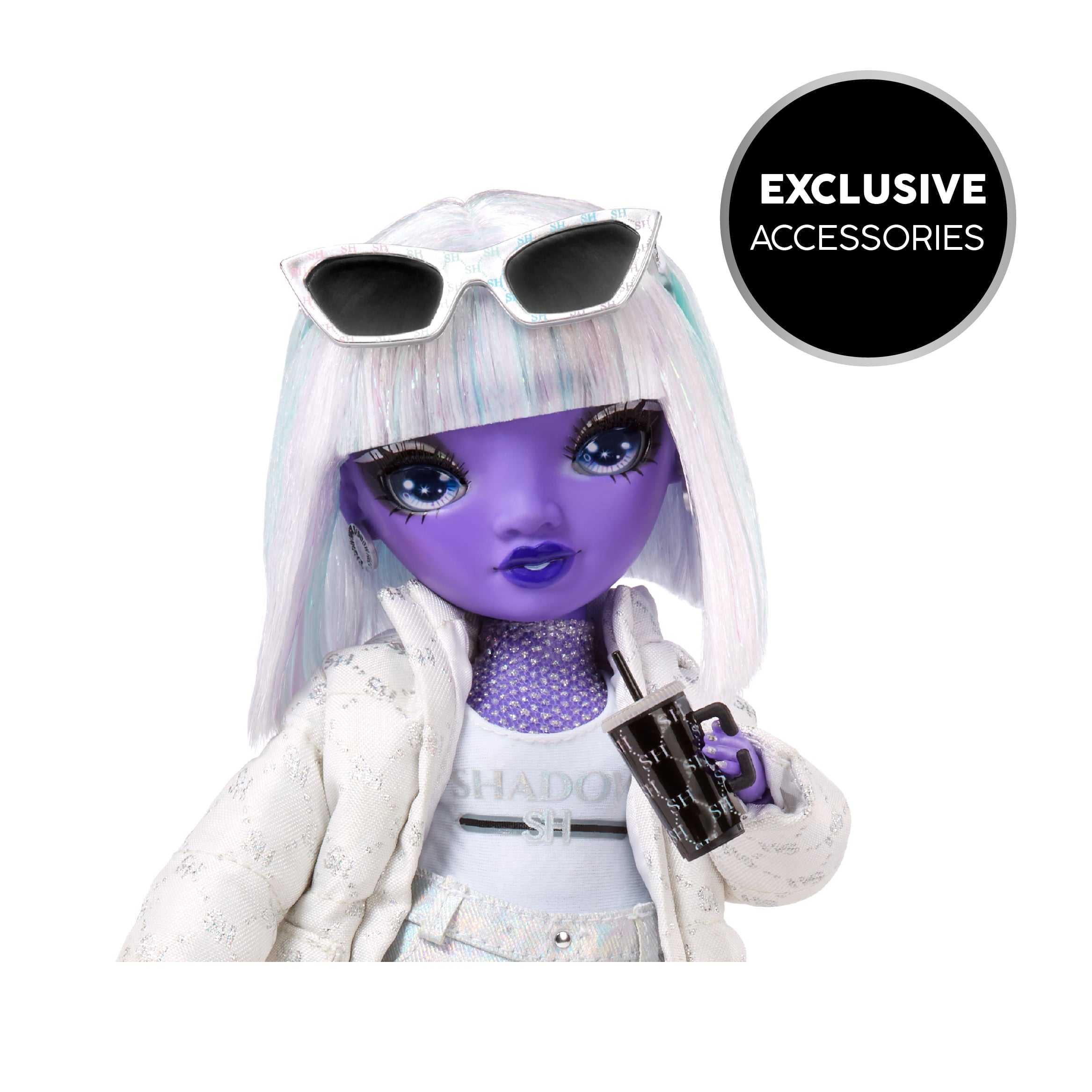 Rainbow High Shadow High Dia Mante - Purple Fashion Doll. Fashionable Outfit & 10+ Colorful Play Accessories. Great Gift for Kids 4-12 Years Old & Collectors
