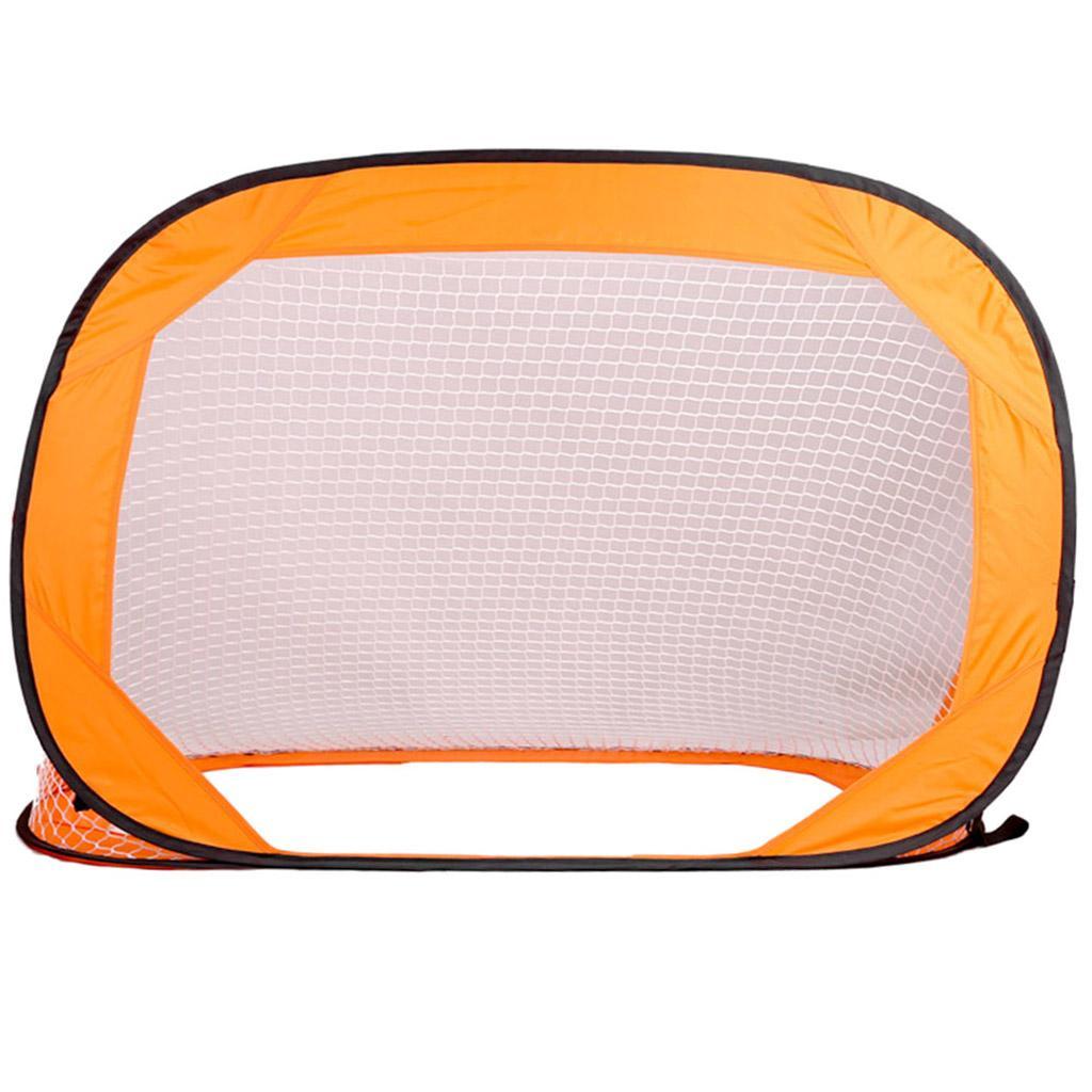 Children Orange Soccer Goal Portable Football Gate Outdoor Sport Toy Set