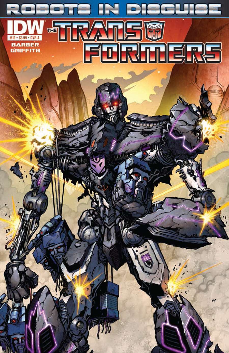 Transformers， The: Robots in Disguise #12A VF ; IDW Comic Book