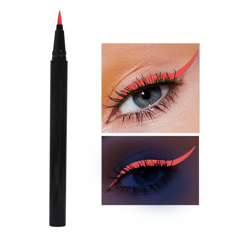 23 Colors Colorful Neon Eyeliner Makeup Waterproof Smudge-Proof Smooth Private Label Eyeliner Pen
