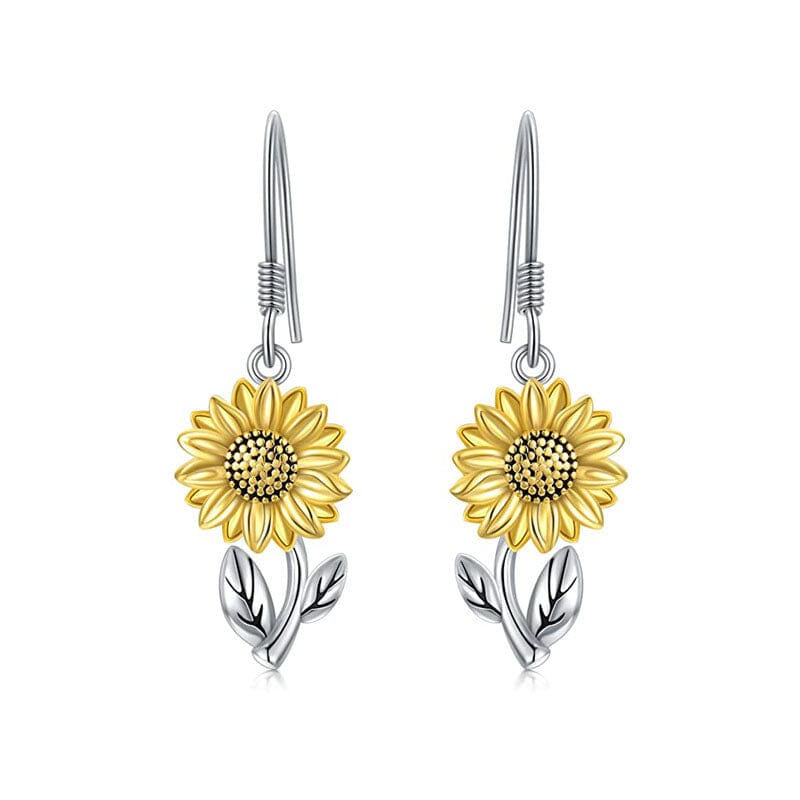 Sunflower Dangle Earrings