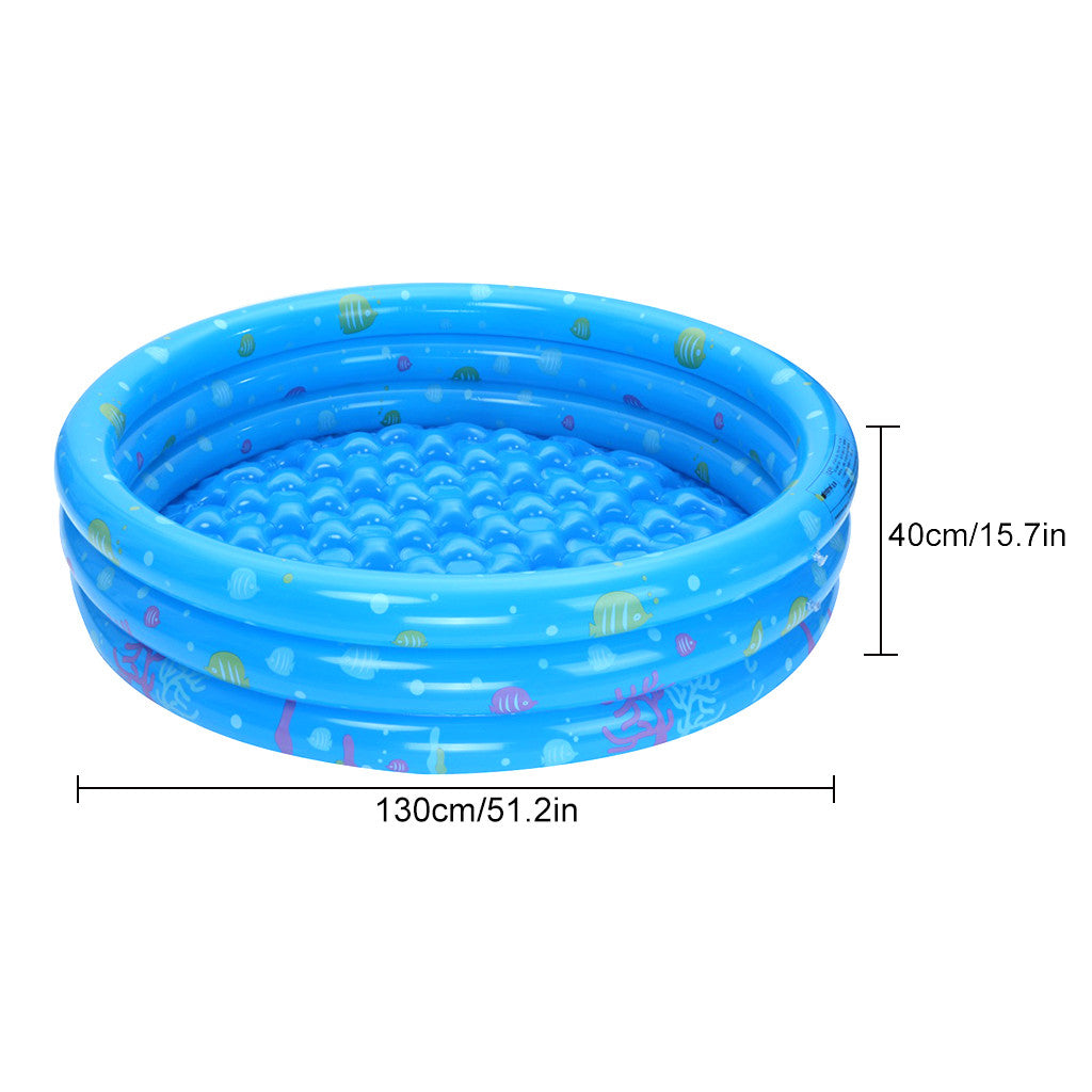 CARLTON GLOBAL Inflatable Kiddie Pool， Ball Pool， Family Kids Water Play Fun In Summer 51in
